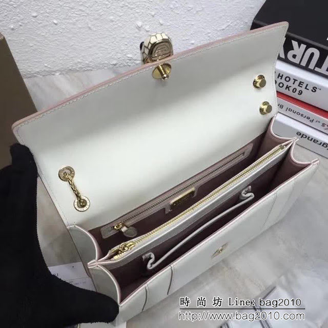 BVLGARI寶格麗 全球限量款 雙層款 新琺瑯Serpenti蛇頭包 鏈條單肩斜挎包 35106 FYD1415